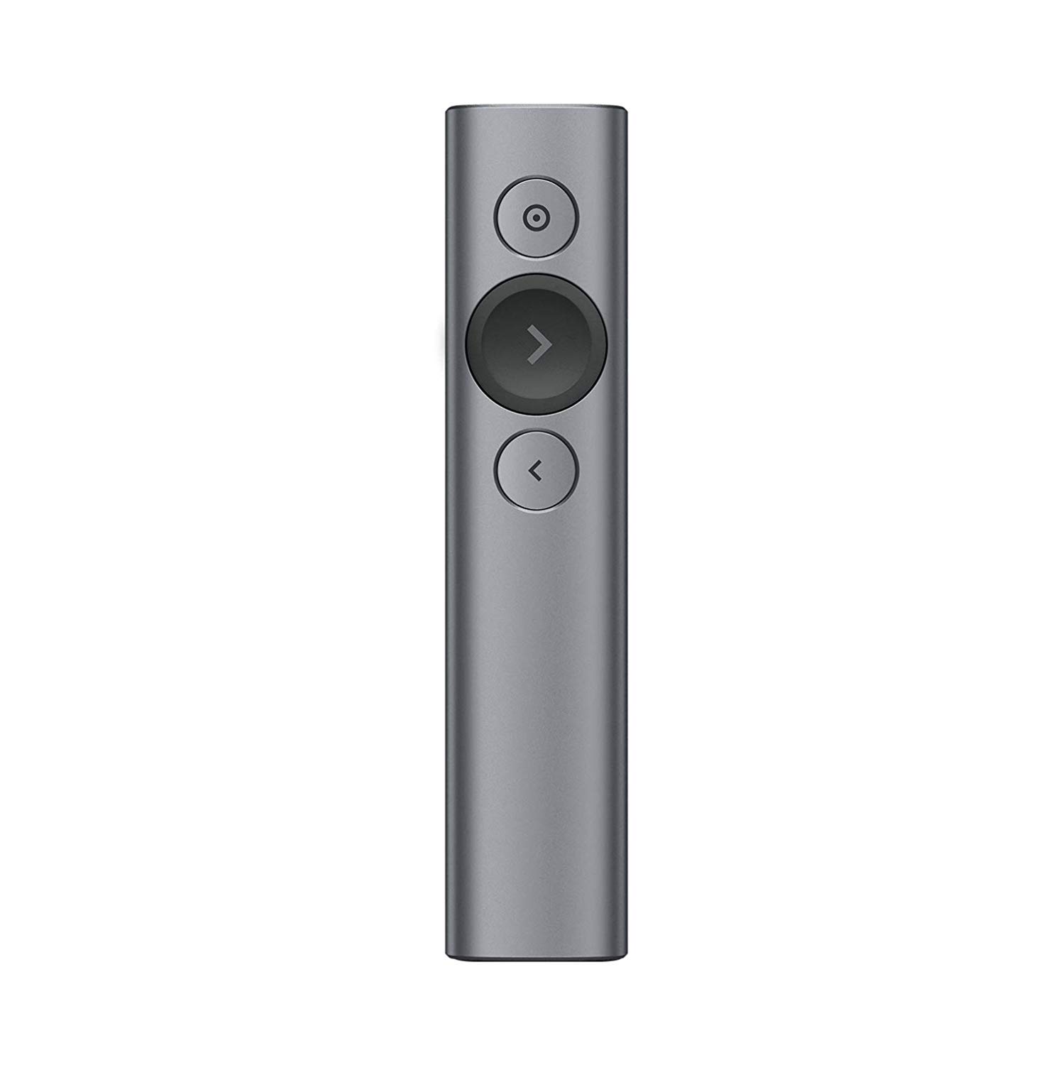 Book Cover (Discontinued) Logitech Spotlight Presentation Remote - Advanced Digital Highlighting with Bluetooth, Universal Compatibility, 30M Range and Quick Charging – Slate