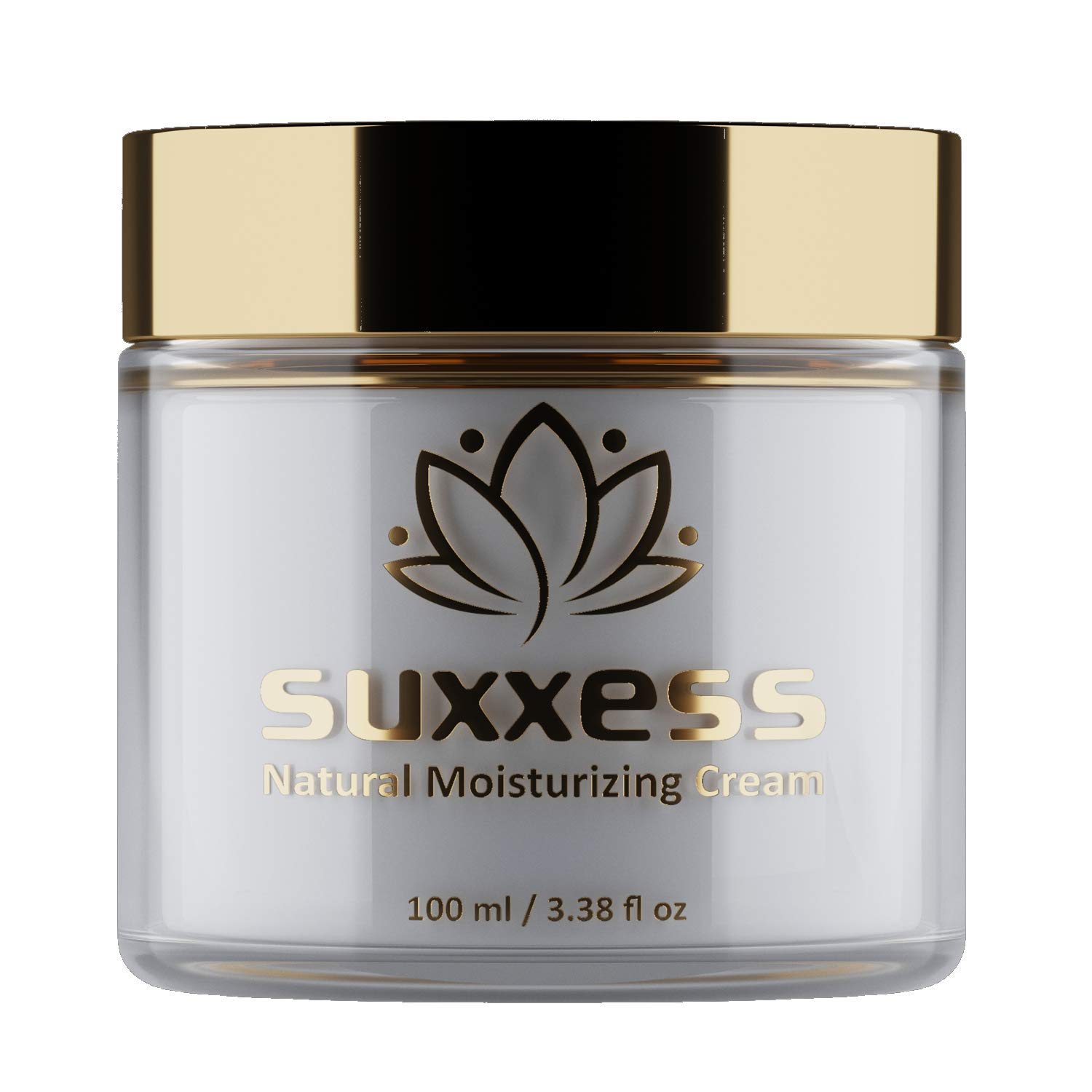 Book Cover Natural Moisturizing Cream with Hyaluronic Acid and Collagen Natural ingredients and extracts, Alcohol Free Korean made and anti-aging, K-Beauty facial moisturizer for all skin types By Suxxess