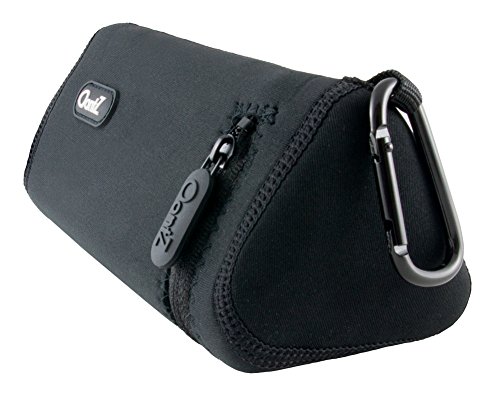 Book Cover OontZ Angle 3 Plus/OontZ Angle 3 Ultra Bluetooth Speaker Official Carry Case, Neoprene with Aluminum Carabiner, Reinforced Zipper, by Cambridge SoundWorks [NOT for OontZ Angle 3]