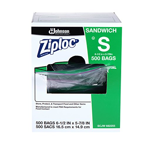 Book Cover Ziploc Sandwich Bag 500 ct