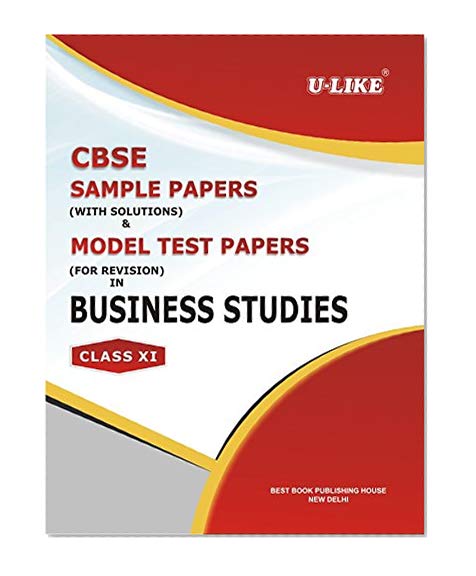 Book Cover U-Like Business Studies Class XI