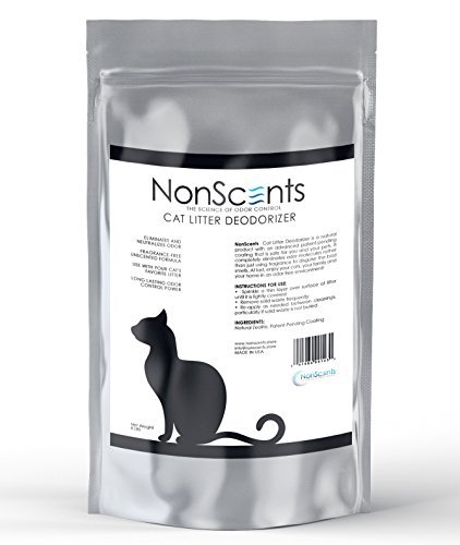 Book Cover NonScents Cat Litter Deodorizer â€“ Litter Box Odor Eliminator â€“ Fragrance Free â€“ Longer Kitty Litter Life â€“ 8 Pound Bag