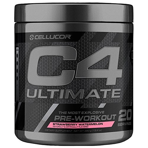 Book Cover C4 Ultimate Pre Workout Powder Strawberry Watermelon | Sugar Free Preworkout Energy Supplement for Men & Women | 300mg Caffeine + Beta Alanine + Creatine | 20 Servings
