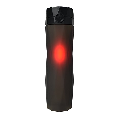 Book Cover Hidrate Spark 2.0 Smart Water Bottle (Black) - Tracks Water Intake & Glows to Remind You to Stay Hydrated