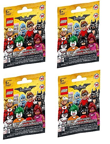 Book Cover LEGO, The LEGO Batman Movie Minifigures Bundle of 4 (71017) Styles May Vary
