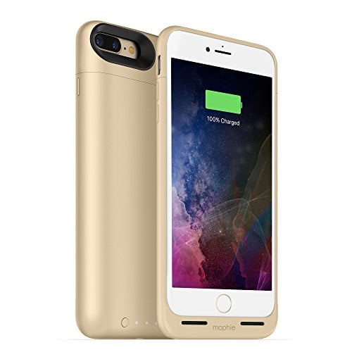 Book Cover mophie juice pack wireless  - Charge Force Wireless Power - Wireless Charging Protective Battery Pack Case for iPhone 8 Plus and iPhone 7 Plus - Gold