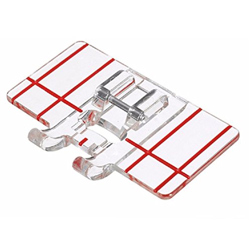 Book Cover YEQIN Border Guide Sewing Machine Presser Foot - Fits All Low Shank Snap-On Singer, Brother, Babylock, Euro-Pro, Simplicity, White, Janome, Kenmore, Juki, New Home