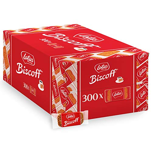 Book Cover Lotus Biscoff Cookies â€“ Caramelized Biscuit Cookies â€“ 300 Cookies Individually Wrapped â€“ Vegan,0.2 Ounce (Pack of 300)