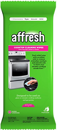 Book Cover Affresh W10539770 Cooktop Cleaning Wipes Stove Top Cleaner, 30 Count