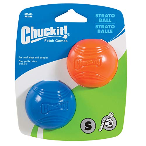 Book Cover Chuckit! Strato Ball Dog Toy, Small (2 Inch) 2 Pack