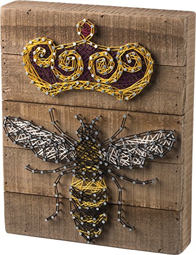 Book Cover Primitives by Kathy, String Art - Queen Bee