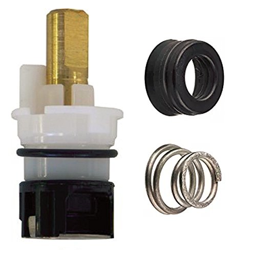 Book Cover RP25513 faucet stem assembly repair kit replacement fits Various two handle lavatory, centerset, widespread faucet + RP4993 seat and spring, RP24096 + RP24097 1/4 turn stop