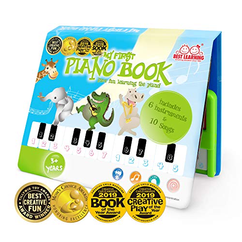 Book Cover BEST LEARNING My First Piano Book - Educational Musical Toy for Toddlers Kids Ages 3 Years and up for Boys and Girls