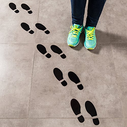 Book Cover Spy Agents of Truth Footprint Floor Decals Black Shoe Footprint Stickers for School Classroom Decoration 16 Prints
