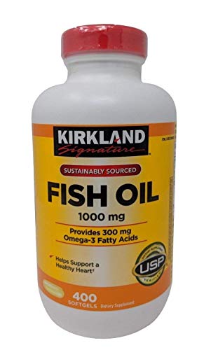 Book Cover Kirkland Signature Fish oil 1000mg, 400 Count