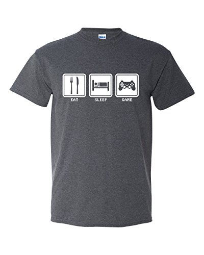Book Cover Eat Sleep Game Video Games T-Shirt for Adults