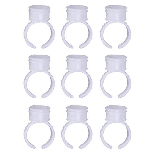 Book Cover COOSKIN 100pcs Microblading Pigment Glue Rings Tattoo Ink Holder For Semi Permanent Makeup