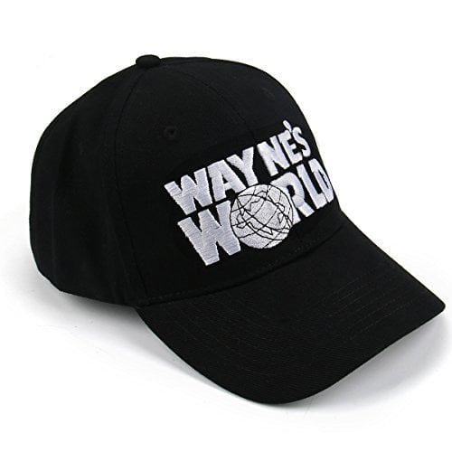 Book Cover Wayne's Hat Embroidered Trucker Unisex Adult Adjustable Black Baseball Hat Cap
