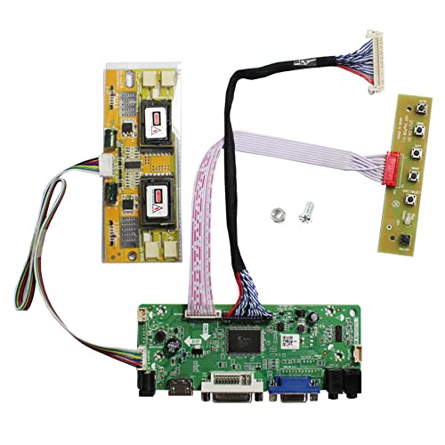 Book Cover HDMI+VGA+DVI+Audio Input LCD Controller Board for M170EN06 17