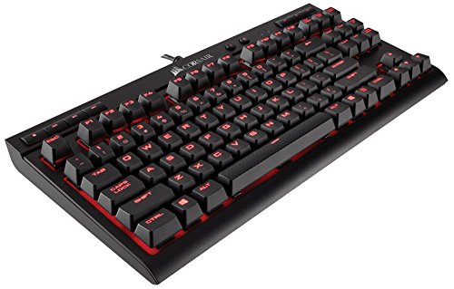Book Cover Corsair 'Wired / USB 2.0 Type-A K63 Compact Mechanical Gaming Keyboard - Backlit Red LED - Linear & Quiet - Cherry MX Red, CH-9115020-NA