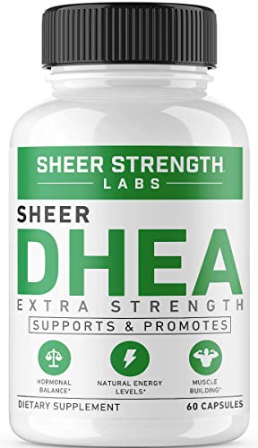 Book Cover Extra Strength DHEA 100mg Supplement for Muscle Building & Hormone Balance - Supports Natural Energy Levels - Promotes Healthy Aging in Men & Women - 60 Capsules - Dehydroepiandrosterone Formula
