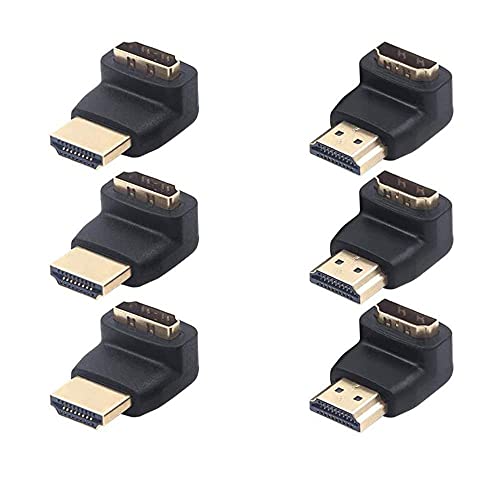 Book Cover VCE 3 Combos HDMI 90 Degree and 270 Degree Male to Female Adapter 3D&4K Supported