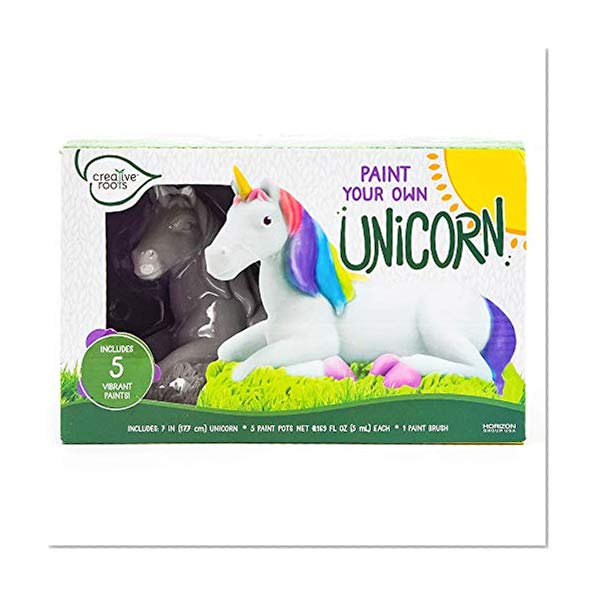 Book Cover Creative Roots Paint Your Own Unicorn by Horizon Group USA, Multicolor, One Size