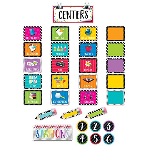 Book Cover Creative Teaching Press Mini Bulletin Board Bold & Bright Classroom Centers (2173)