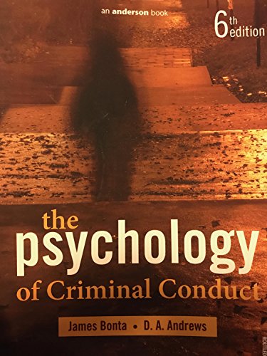 Book Cover Psychology Of Criminal Conduct, 6Th Edn