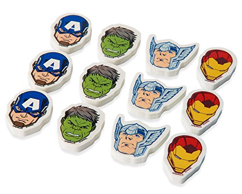 Book Cover Marvel Epic Avengers™ Erasers, Party Favor