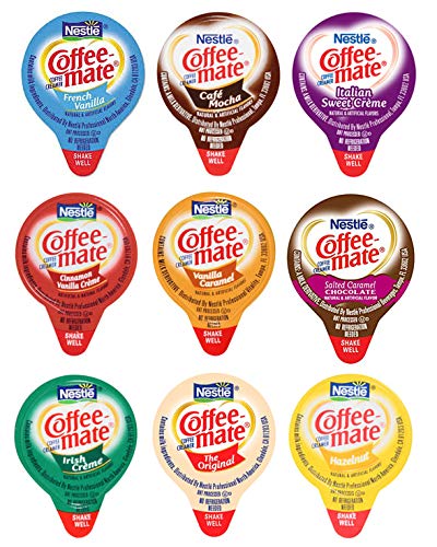 Book Cover Coffee-Mate Mini Coffee Creamers - 9 Flavor Assortment (180 Pack)