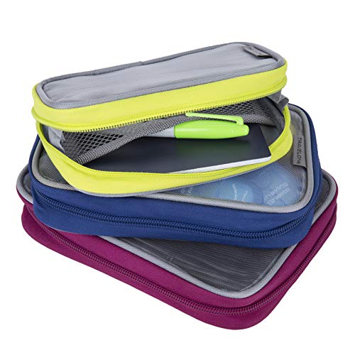 Book Cover Travelon Set of 3 Lightweight Packing Organizers, Bolds