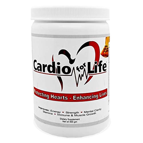 Book Cover Cardio for Life L-Arginine Powder 16oz - Pina Colada - Natural Nitric Oxide Supplement for Cardiovascular Health - Regulate Cholesterol & Blood Pressure - Increase Energy