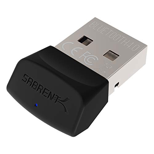Book Cover Sabrent USB Bluetooth 4.0 Micro Adapter for PC [v4.0 Class 2 with Low Energy Technology] (BT-UB40)