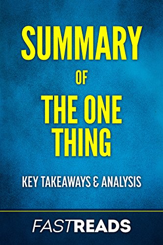 Book Cover Summary of The One Thing: Includes Key Takeaways & Analysis
