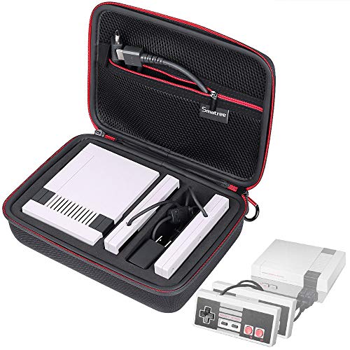 Book Cover Smatree Carrying Case for Nintendo Entertainment System NES Classic Edition- Hard Protective Portable Travel Case for NES Classic Controller and Accessories(Not fit for SNES Classic 2017)