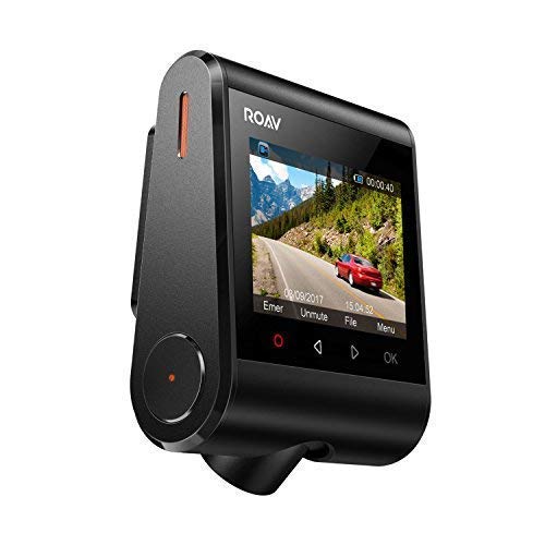 Book Cover Anker Roav DashCam C1, Car Driving Recorder with Sony Sensor, 1080p FHD, Wide Angle Dash Cam, Wi-Fi, G-Sensor, WDR, Loop Recording, Night Mode, Motion Detection, Parking Mode