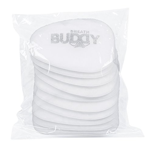 Book Cover Breath Buddy Respirator Mask Replacement Filter | 10 Pack | Particulate P2 Respirator Filters for Effective Protection Against Dust, Painting, Woodworking & More | Fits Breath Buddy Cartridges