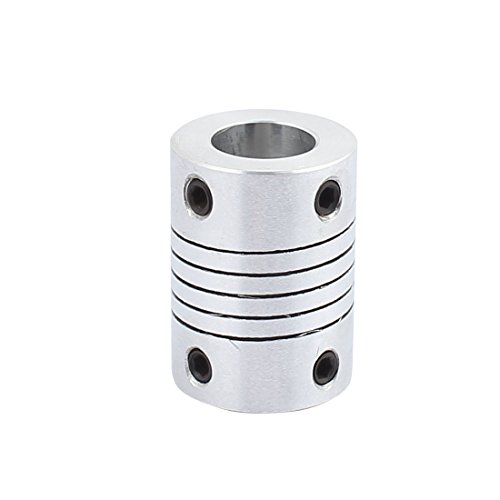 Book Cover sourcing map 10mm to 10mm Shaft Coupling 25mm Length 19mm Diameter Stepper Motor Coupler Aluminum Alloy Joint Connector for 3D Printer CNC Machine DIY Encoder