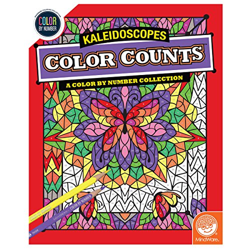 Book Cover MindWare Color by Number Color Counts (Kaleidoscopes)
