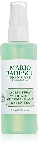Book Cover Mario Badescu Skin Care Facial Spray with Aloe,Cucumber And  Green Tea, 4 Fl Oz
