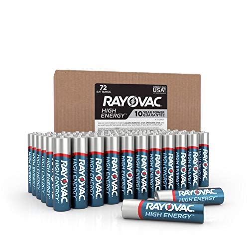Book Cover Rayovac AAA Batteries, Alkaline Triple A Batteries (72 Battery Count)