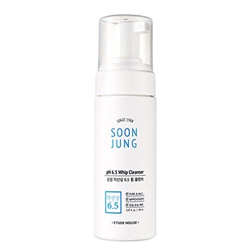 Book Cover ETUDE HOUSE SoonJung pH 6.5 Whip Cleanser 5.1 fl. oz. (150ml) | Non Comedogenic & Hypoallergenic Soft Bubble Hydrating Facial Cleanser for Sensitive Skin | Fragrance-Free Low-pH Korean Face Wash