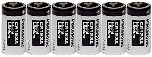 Book Cover Panasonic Industrial CR123A Lithium Battery 3V 6 Pack