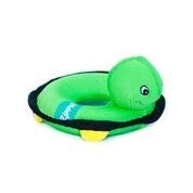Book Cover ZippyPaws - Floaterz, Outdoor Floating Squeaker Dog Toy - Turtle, Green
