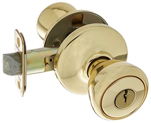 Book Cover Kwikset 94002-828 Security Tylo Entry Lockset, No Size, Polished Brass