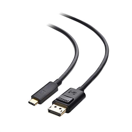 Book Cover Cable Matters USB C to DisplayPort 1.4 Cable (USB-C to DisplayPort Cable, USB C to DP Cable) Supporting 8K 60Hz in Black 10 ft - Thunderbolt 4 /USB4 /Thunderbolt 3 Compatible with MacBook Pro Dell XPS