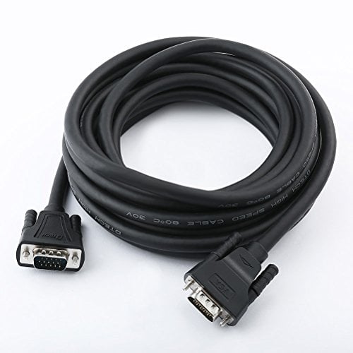 Book Cover DTECH 25 Feet VGA Computer Monitor Cable Cord 1080p High Resolution (8m)