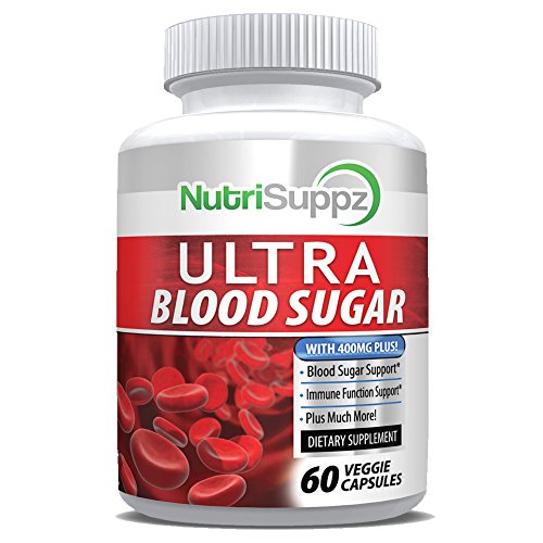 Book Cover Natural Ultra Blood Sugar Supplement - Helps Support Healthy Blood Sugar & Glucose Levels - Immune System, Heart, Pancreas, Diabetic, Glucose, Insulin with Bitter Melon, Licorice Root, Cayenne Pepper