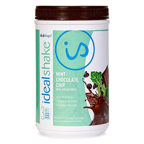 Book Cover IdealShake Meal Replacement Shakes |11-12g of Healthy Whey Protein Blend | Promotes Weight Loss | 22 Essential Vitamins & Minerals | 5g of Fiber | Chocolate Mint | 30 Servings